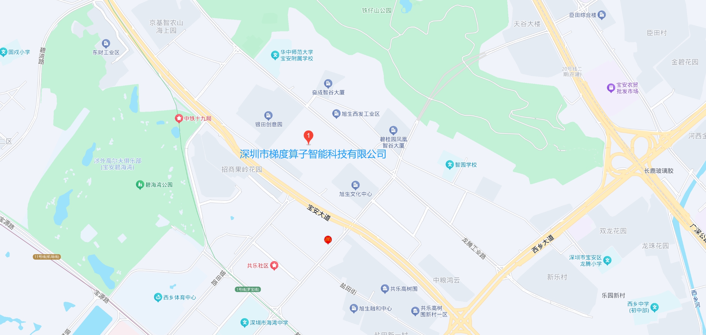 公司地址地图